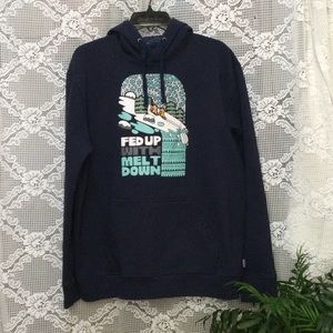 Patagonia Men’s Long Sleeve Hoodie Navy Blue Size L